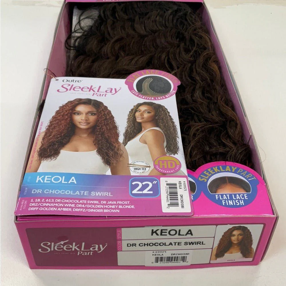 Outre Sleeklay Part Synthetic L-Part Wig - Keola - Image 13