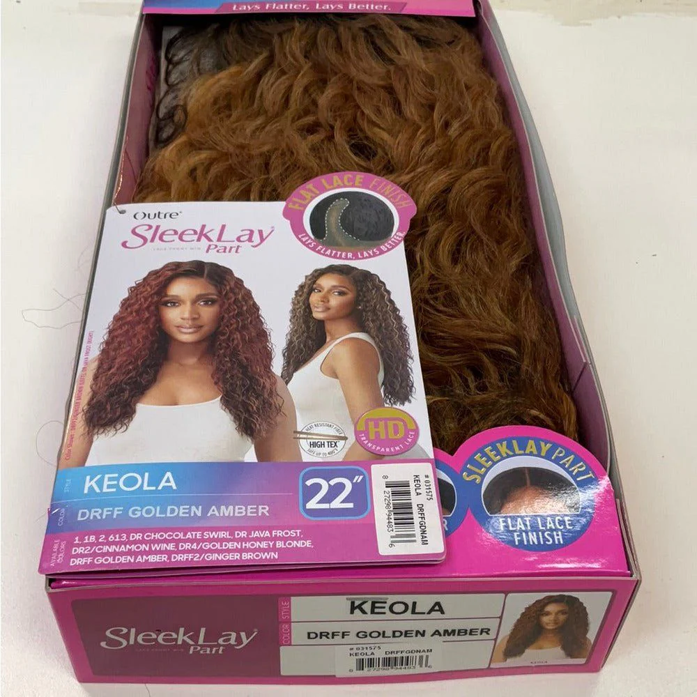 Outre Sleeklay Part Synthetic L-Part Wig - Keola - Image 14