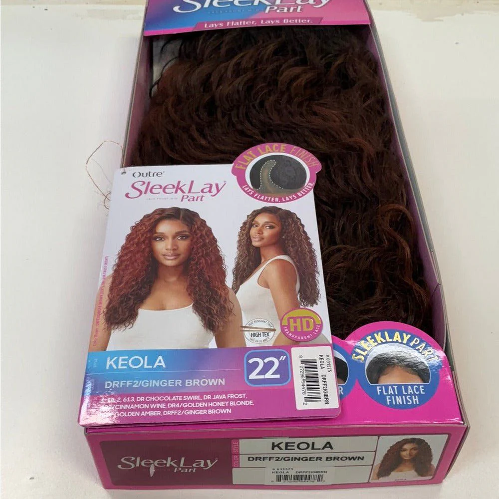 Outre Sleeklay Part Synthetic L-Part Wig - Keola - Image 15
