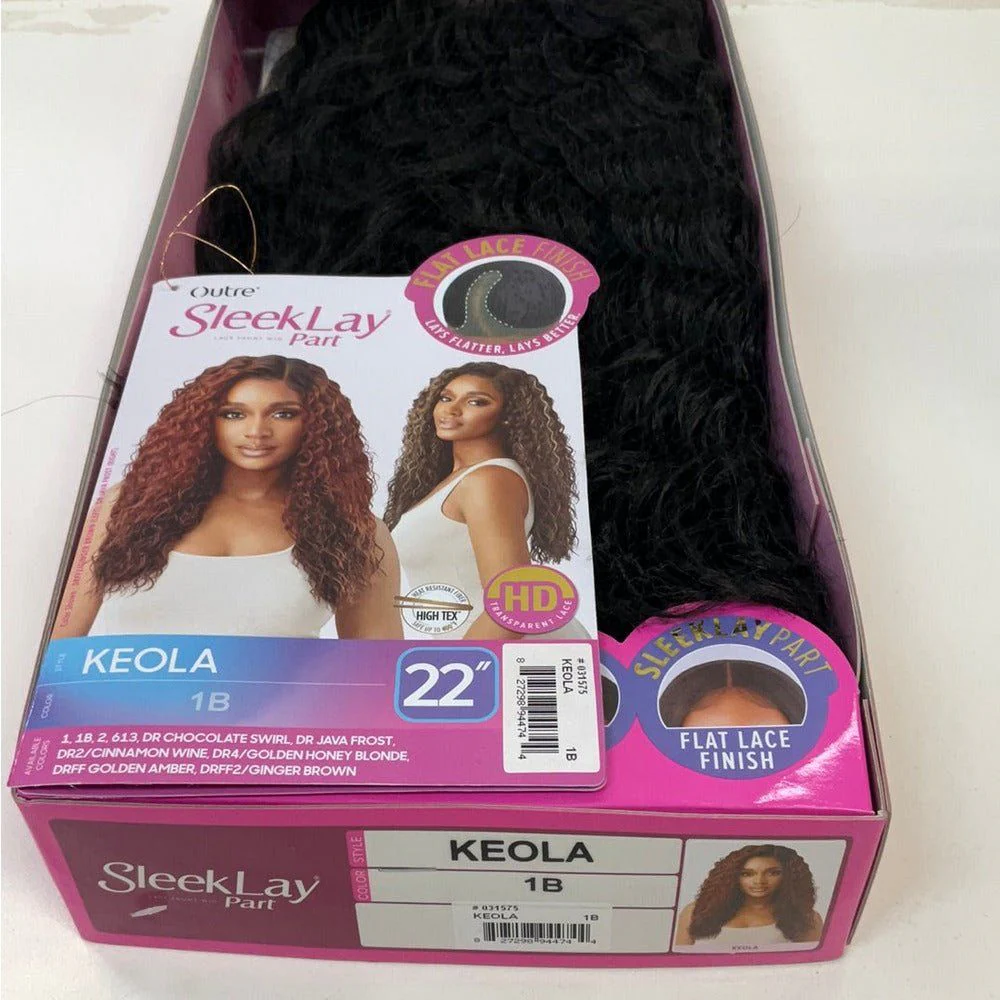 Outre Sleeklay Part Synthetic L-Part Wig - Keola - Image 6