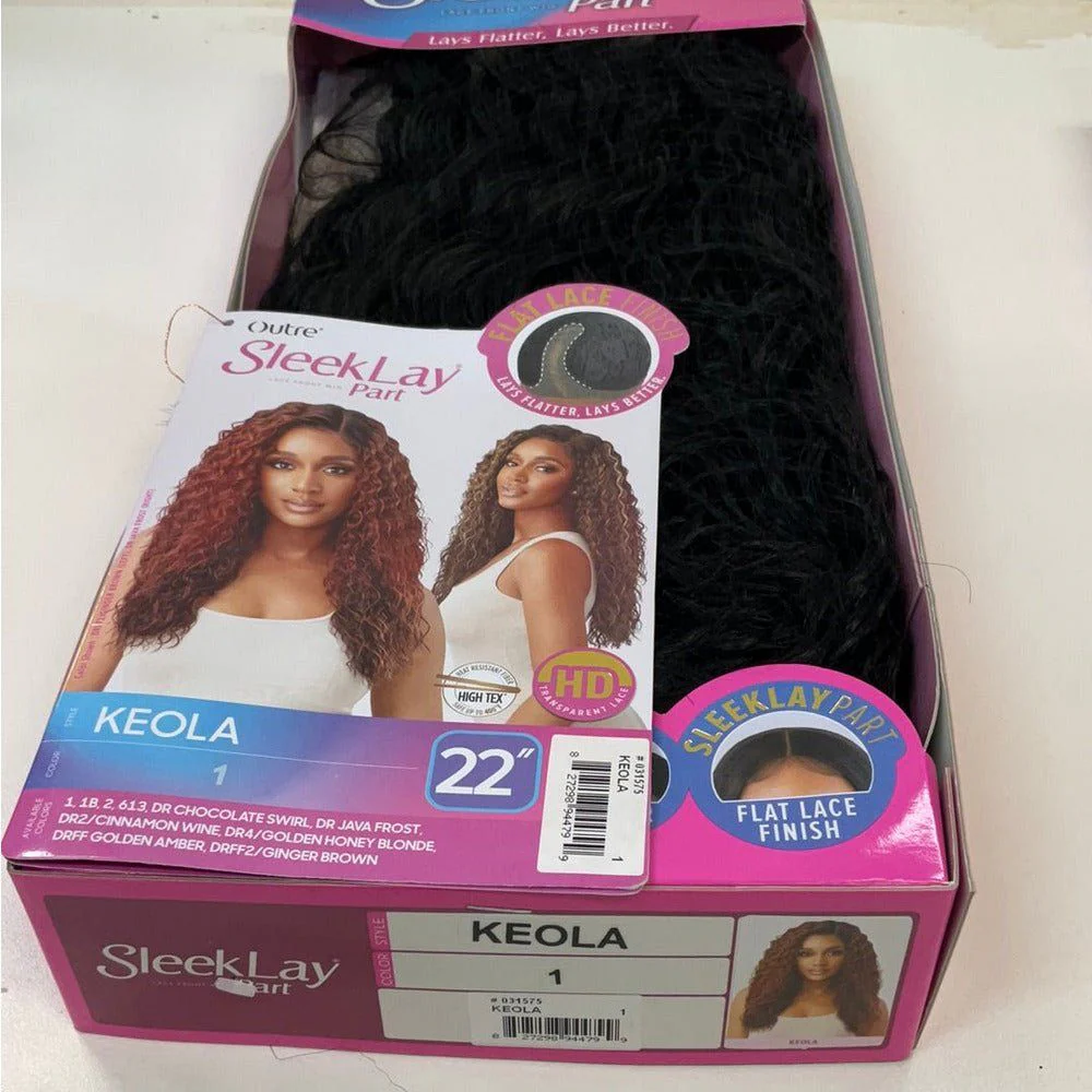 Outre Sleeklay Part Synthetic L-Part Wig - Keola - Image 7