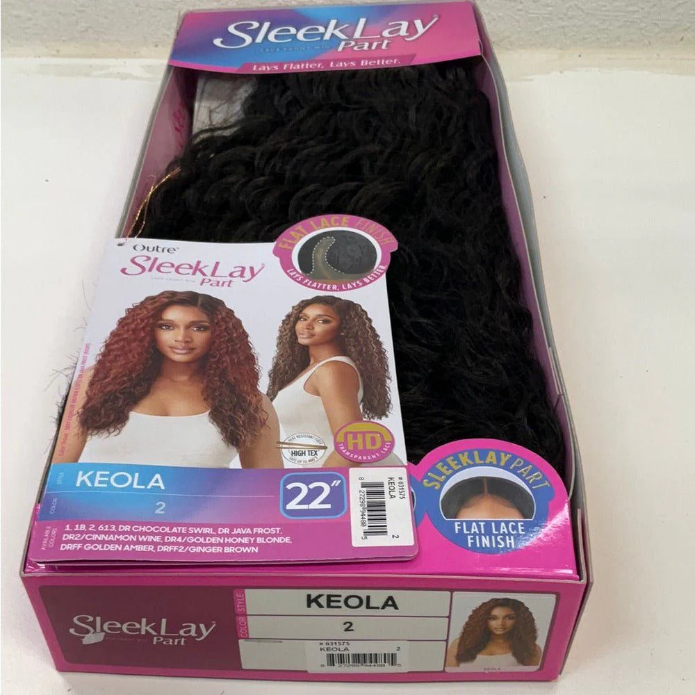 Outre Sleeklay Part Synthetic L-Part Wig - Keola - Image 8