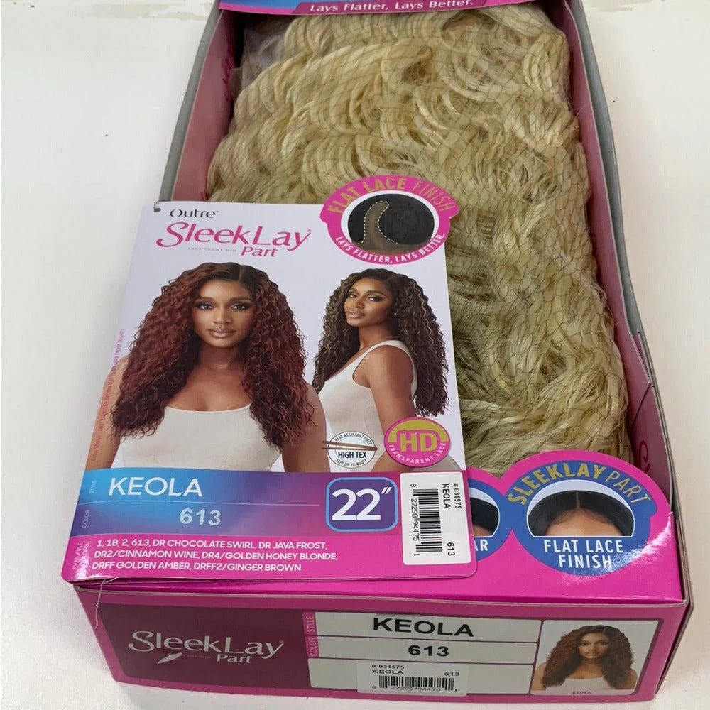 Outre Sleeklay Part Synthetic L-Part Wig - Keola - Image 9