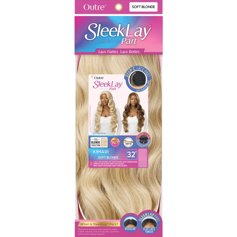 Outre Sleeklay Part Synthetic Lace Front Wig - Kimari - Image 7