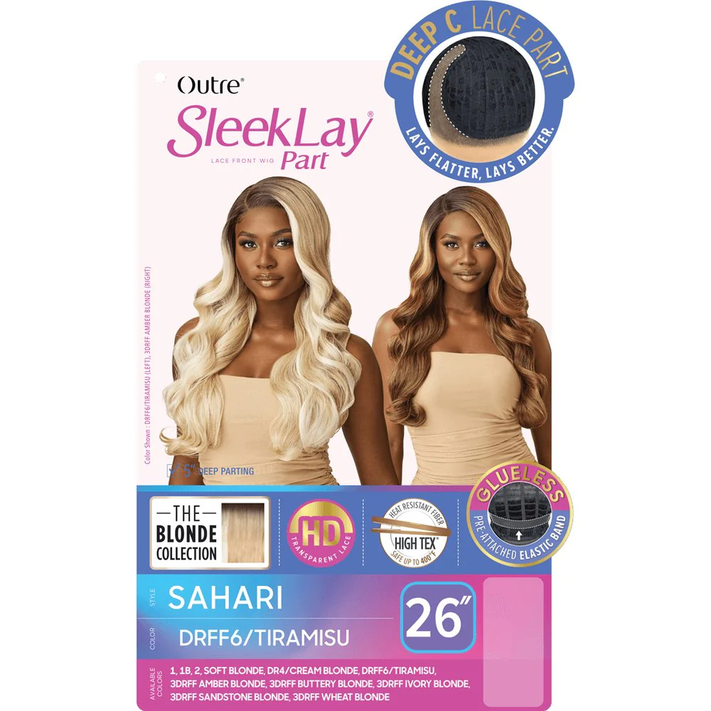 Outre SleekLay Synthetic HD Lace Part Wig - Sahari - Image 6