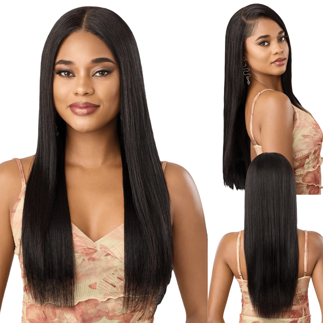 Outre Sugar Punch 13x5 Lace Frontal 100% Unprocessed Human Hair Wig - HH-Remy Straight 24โ