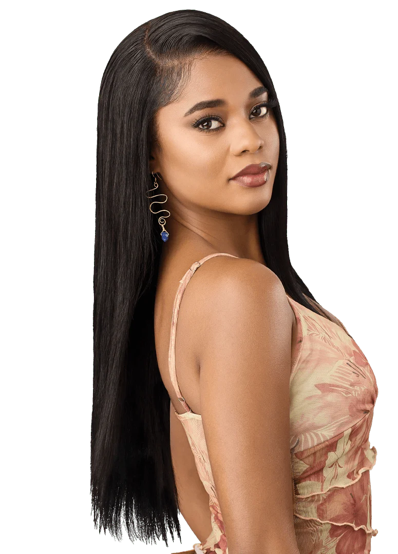 Outre Sugar Punch 13x5 Lace Frontal 100% Unprocessed Human Hair Wig - HH-Remy Straight 24โ - Image 6