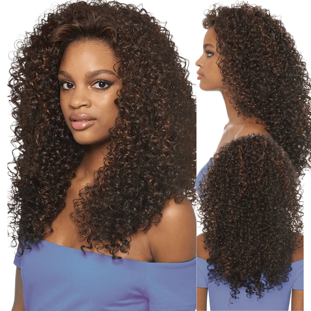 Outre Synthetic Hair Half Wig Quick Weave β Batik Dominican Curly