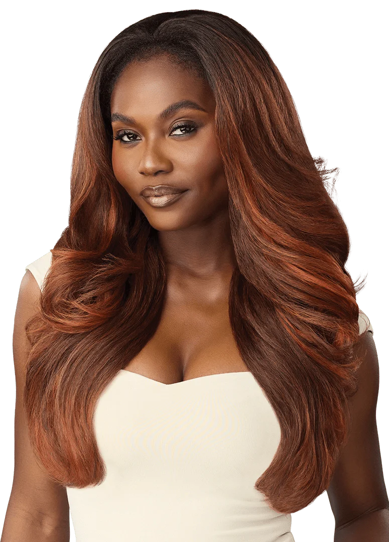 Outre Synthetic Hair Half Wig Quick Weave – Dominican Blowout Waves - Image 4
