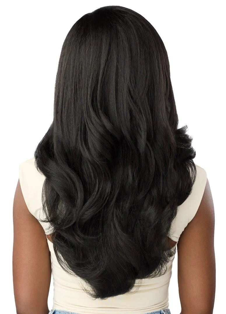 Outre Synthetic Hair Half Wig Quick Weave – Dominican Blowout Waves - Image 6