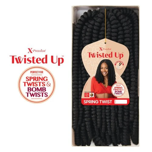 Outre Twisted Up Spring Twist Bomb Twist Synthetic Crochet 8" - Hair Box - Image 2