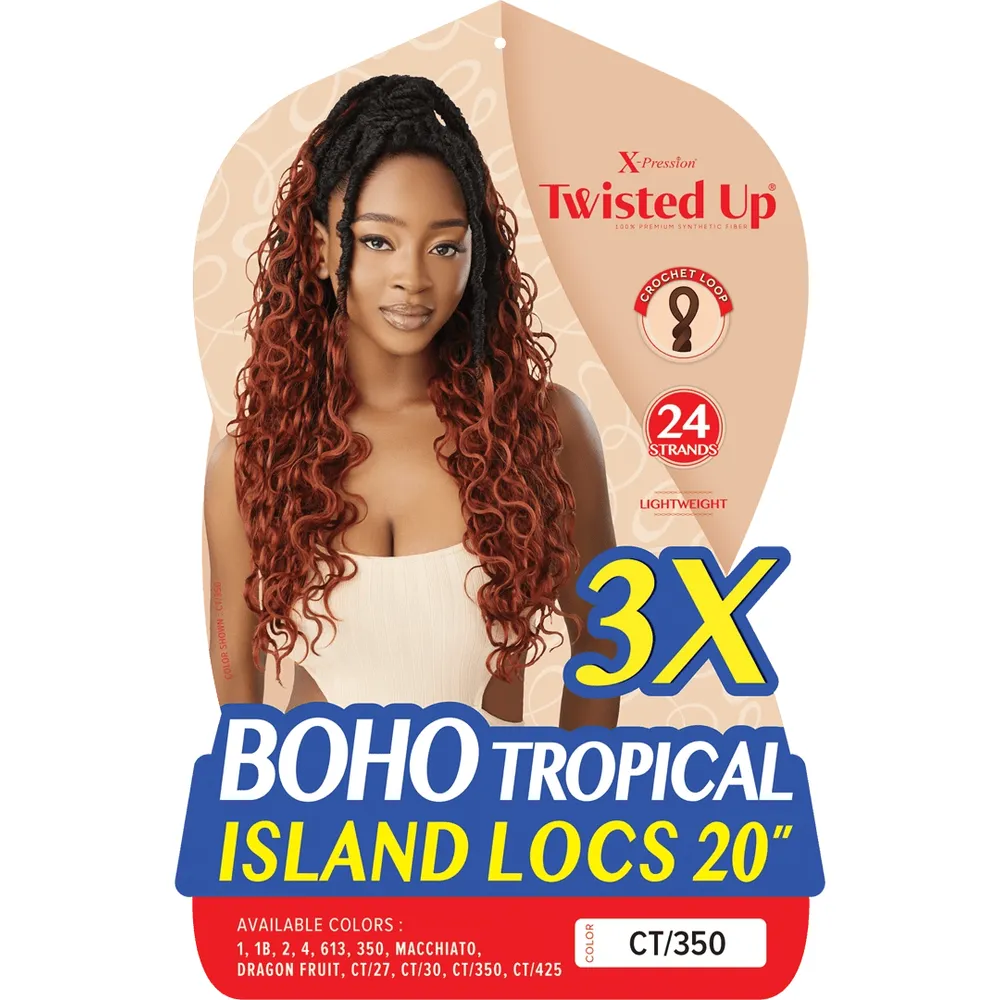 Outre Twisted Up – Boho Tropical Island Locs 20" - Image 3