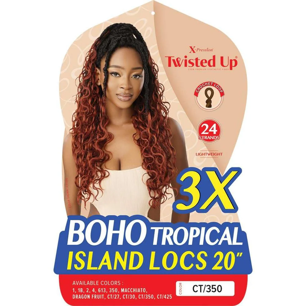 Outre Twisted Up – Boho Tropical Island Locs 20" - Image 4