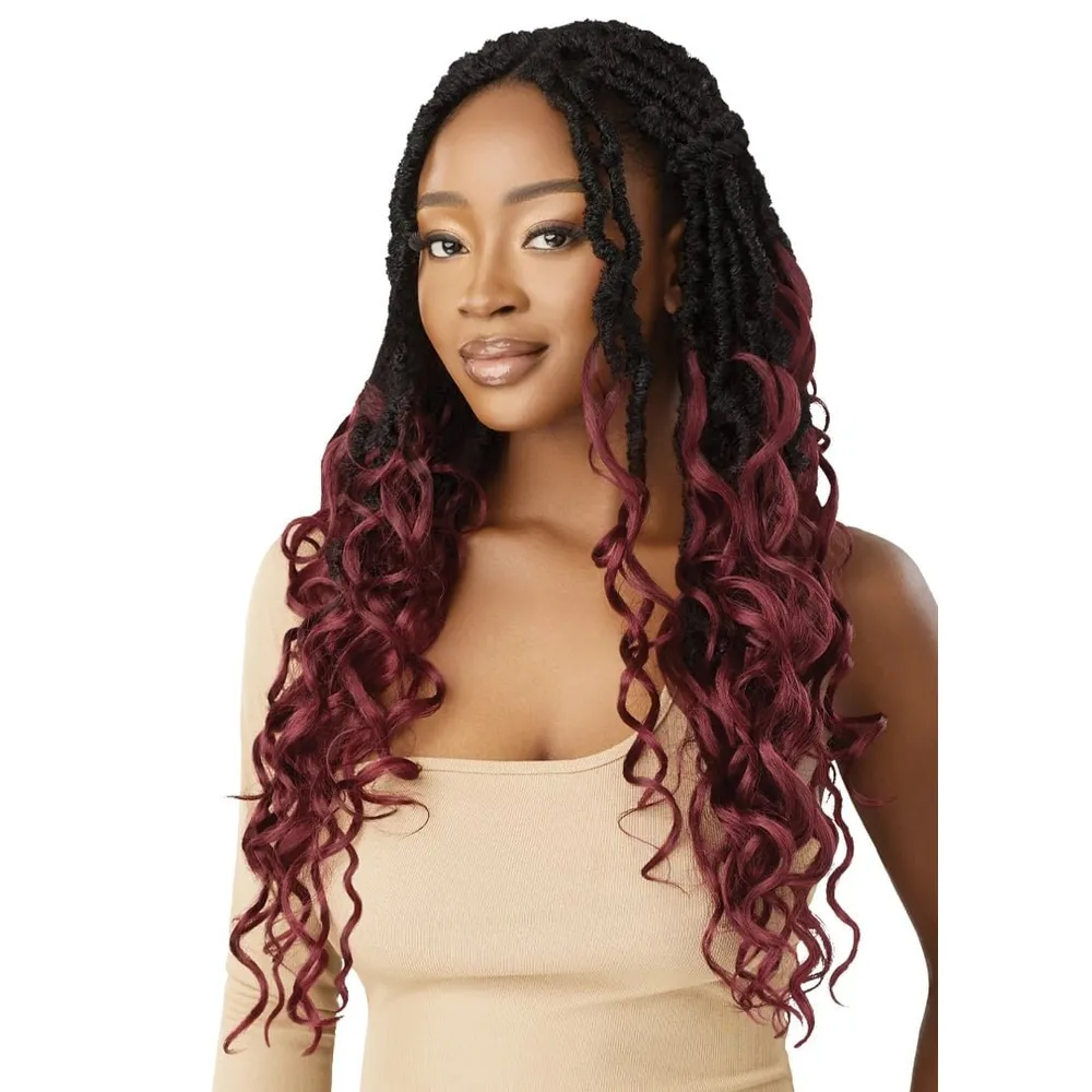 Outre Twisted Up Boho Tropical Bouncy Locs Synthetic Crochet Hair 20" - Image 2