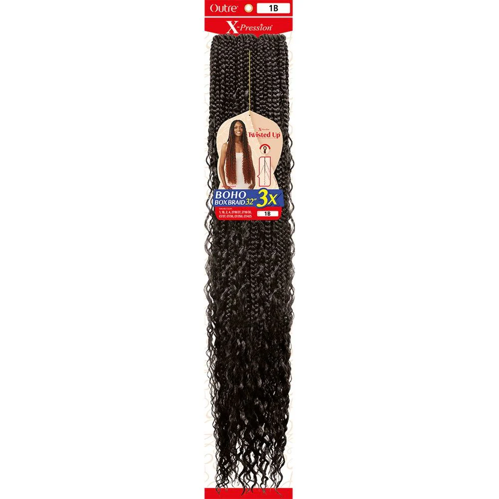 Outre Twisted Up Synthetic Crochet - Boho Box Braid 32" 3X - Image 3