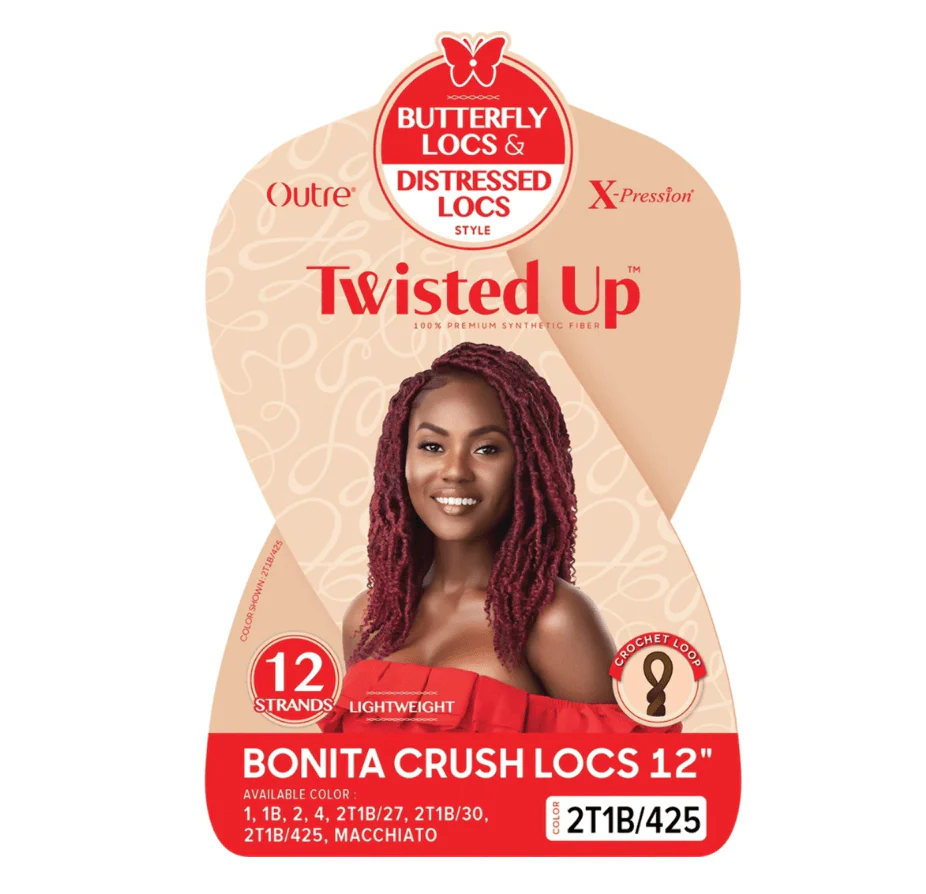 Outre Twisted Up Synthetic Crochet - Bonita Boho Crush Locs 12" - Image 2