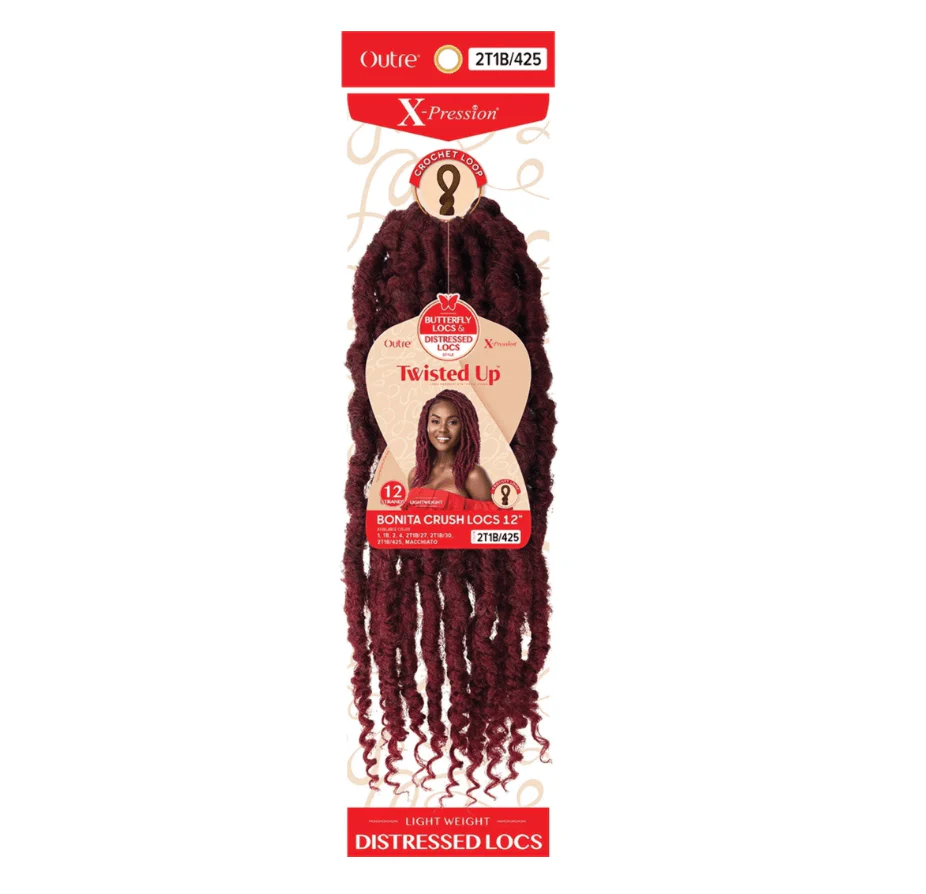 Outre Twisted Up Synthetic Crochet - Bonita Boho Crush Locs 12" - Image 3
