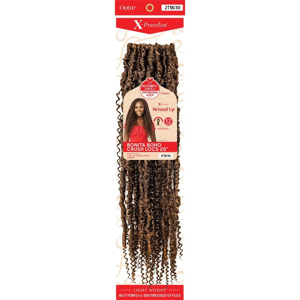 Outre Twisted Up Synthetic Crochet - Bonita Boho Crush Locs 20" - Image 3