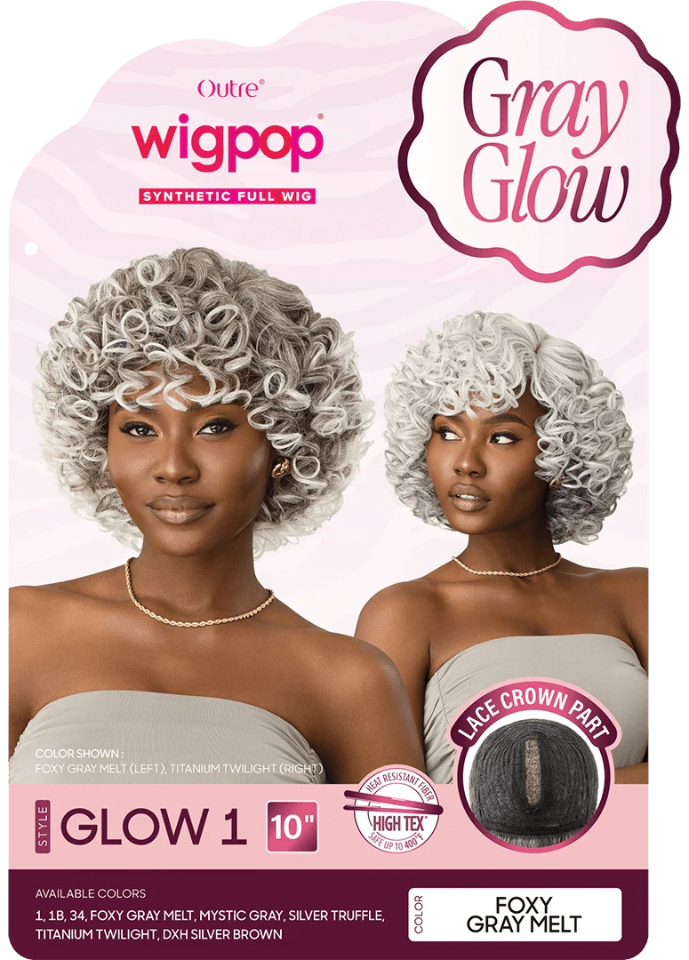 Outre Wigpop Color Play Synthetic Full Wig - Glow 1 - Image 6