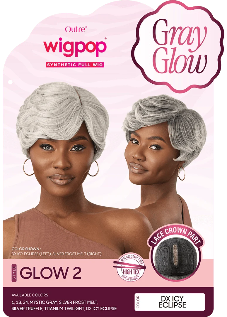 Outre Wigpop Color Play Synthetic Full Wig - Glow 2 - Image 6