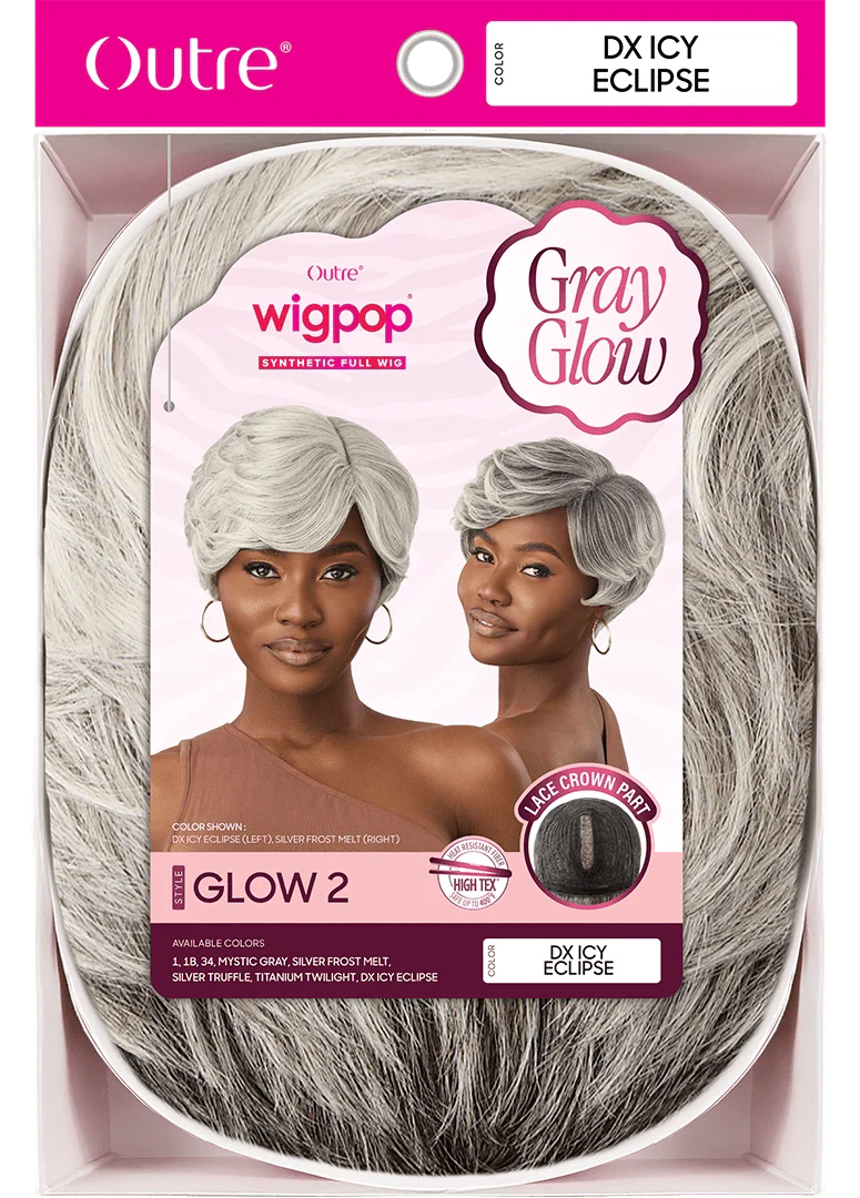 Outre Wigpop Color Play Synthetic Full Wig - Glow 2 - Image 7