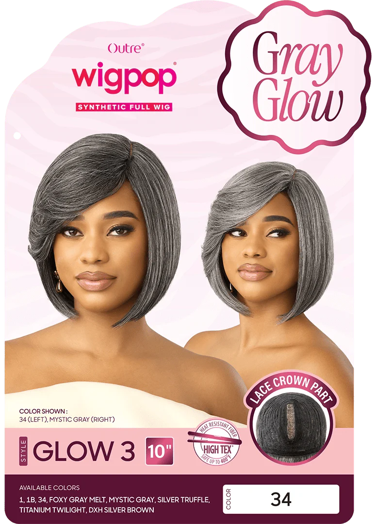 Outre Wigpop Color Play Synthetic Full Wig - Glow 3 - Image 6