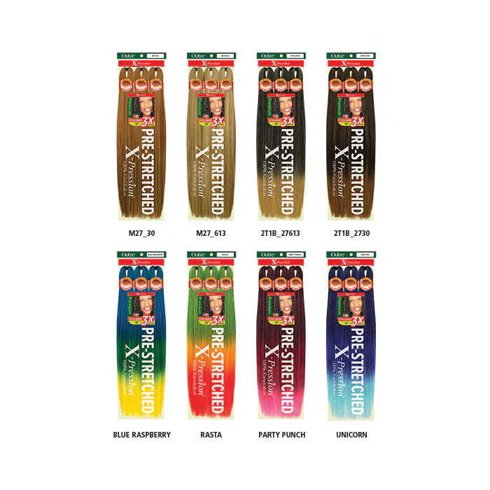 Outre X-Pression 3x Pre-Stretched Braiding Hair 42" - Image 10