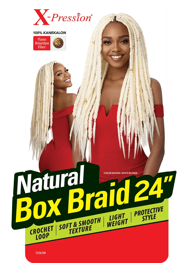 Outre X-Pression Natural Box Braid 24" - Image 4