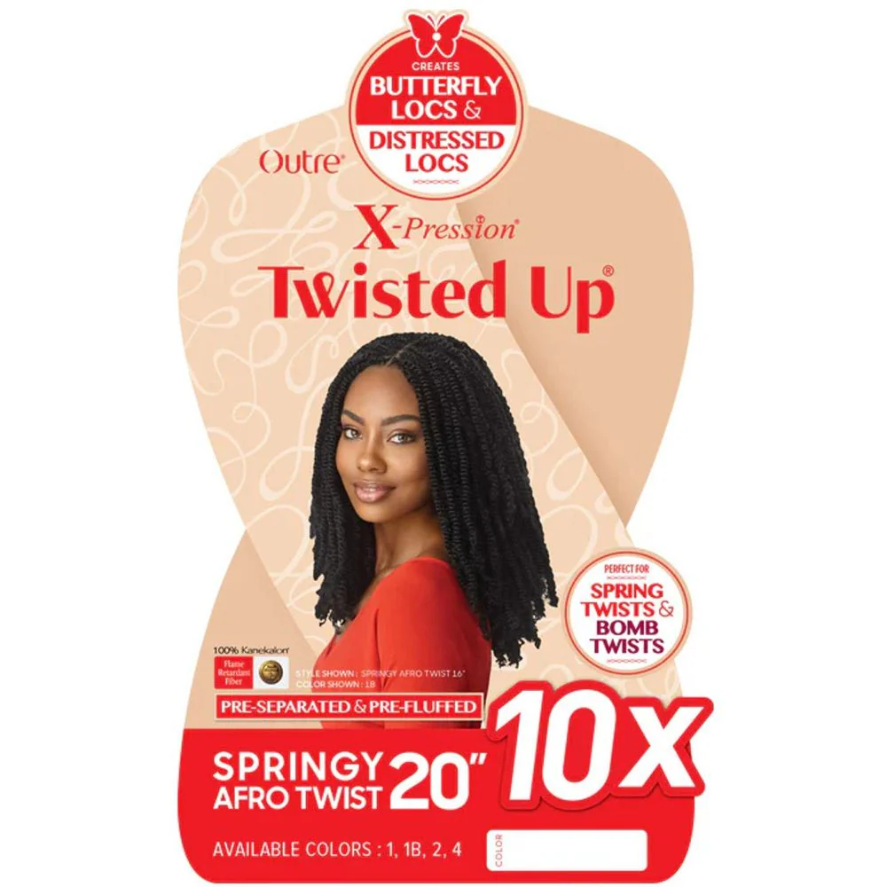 Outre X-Pression Twisted Up Springy Afro Twist - 20" - Image 3