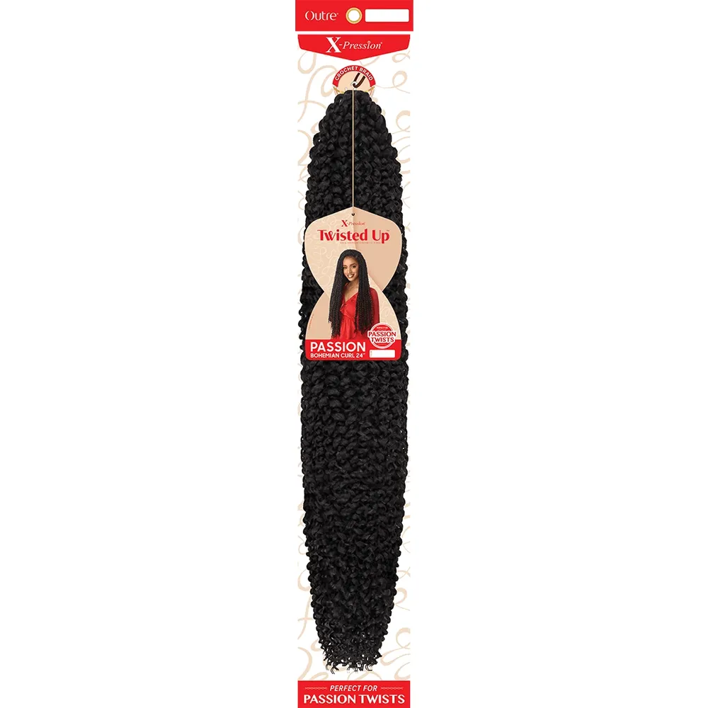 Outre X‑Pression Synthetic Crochet Hair – Passion Bohemian Curl 24″ - Image 4