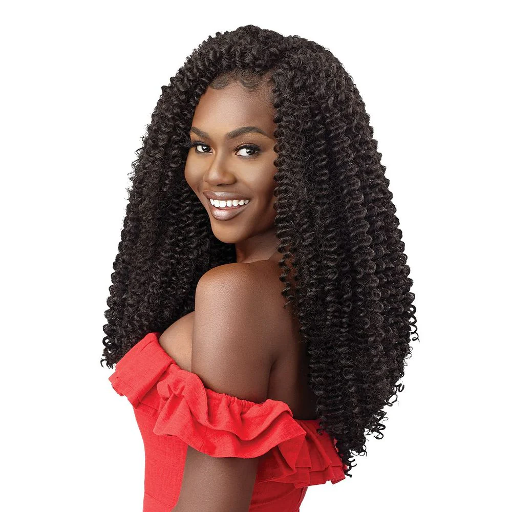 Outre X-Pression Twisted Up Braid Crochet Hair - Waterwave Fro Twist 22" - Image 3