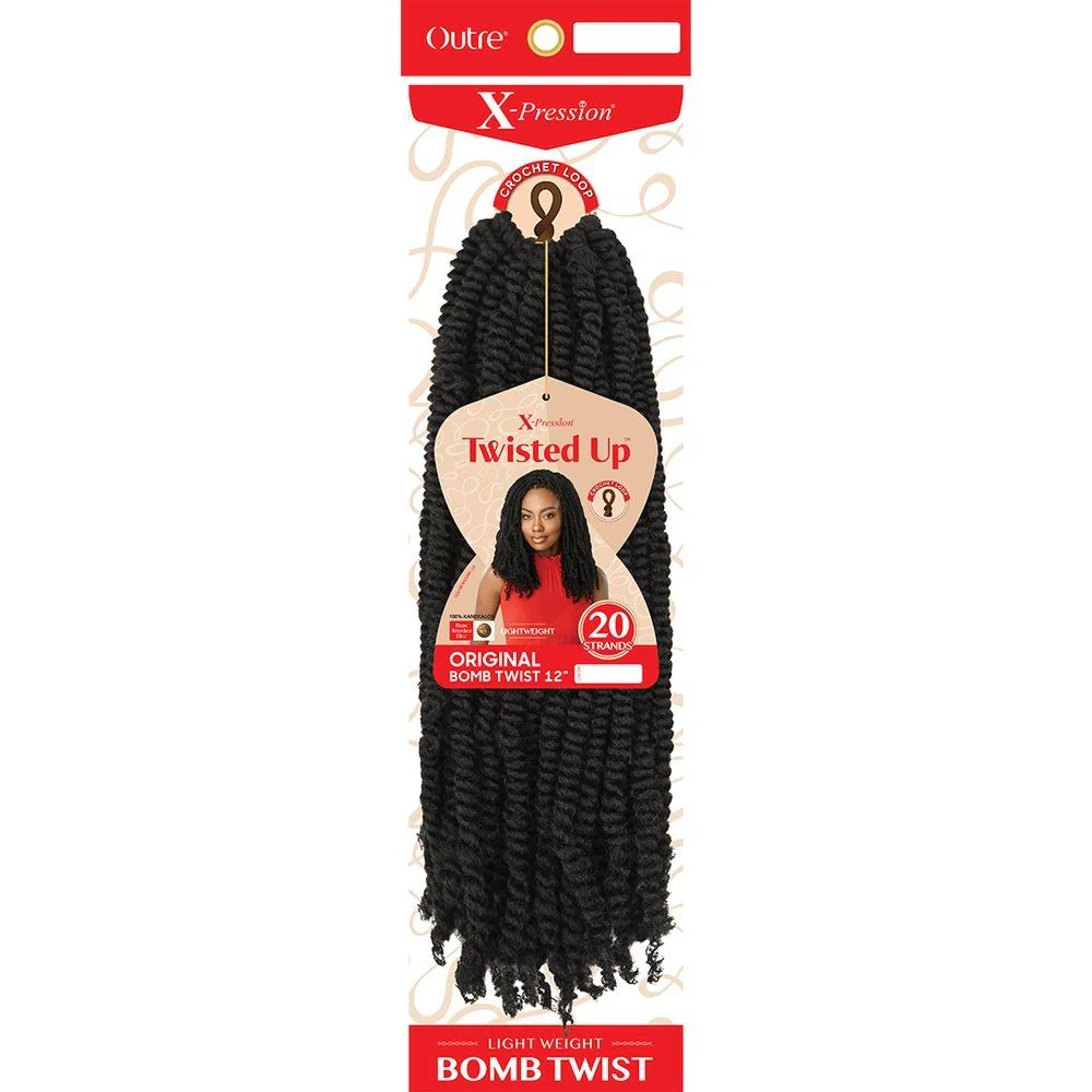 Outre X-Pression Twisted Up Braiding Crochet Hair - Original Bomb Twist - Image 3
