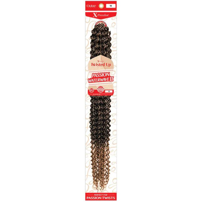Outre X‑Pression Synthetic Crochet Hair – Passion Waterwave II 22″ - Image 3