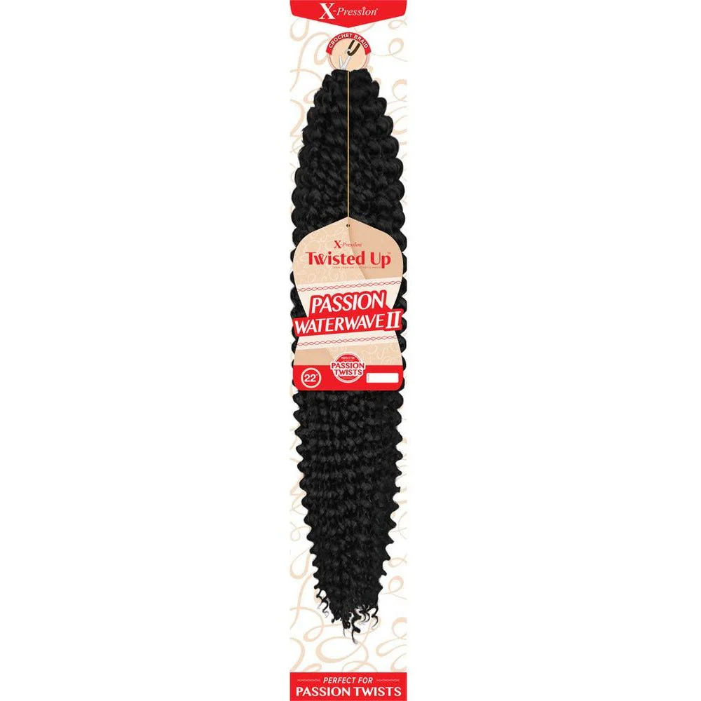 Outre X‑Pression Synthetic Crochet Hair – Passion Waterwave II 22″ - Image 4