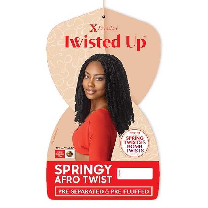 Outre X-Pression Twisted Up 3X Springy Afro Twist - 16" - Image 4