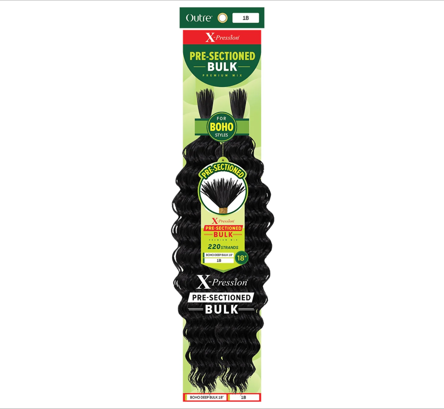 Outre Xpression Pre-Sectioned Boho Deep Bulk - 18"