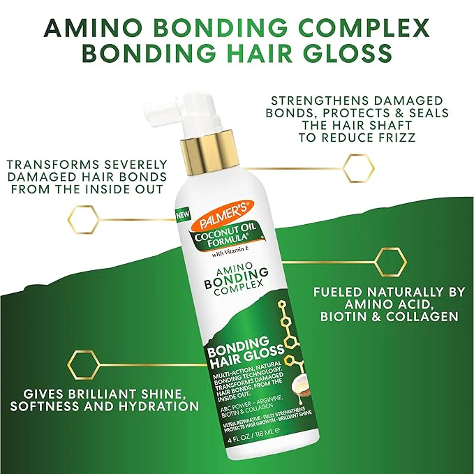 Palmer’s Amino Bonding Hair Gloss Spray – 4oz - Image 2