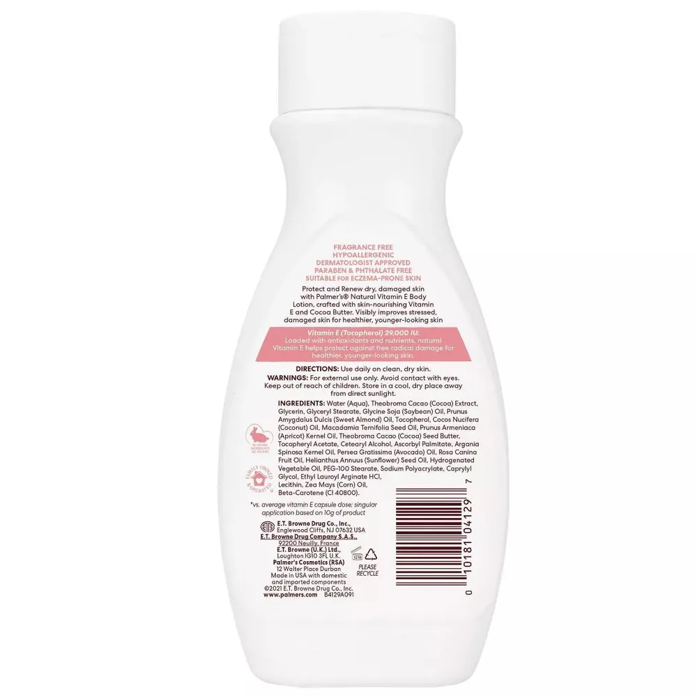 Palmer’s Body Lotion – Daily & Natural Vitamin E – 8.5 oz - Image 5