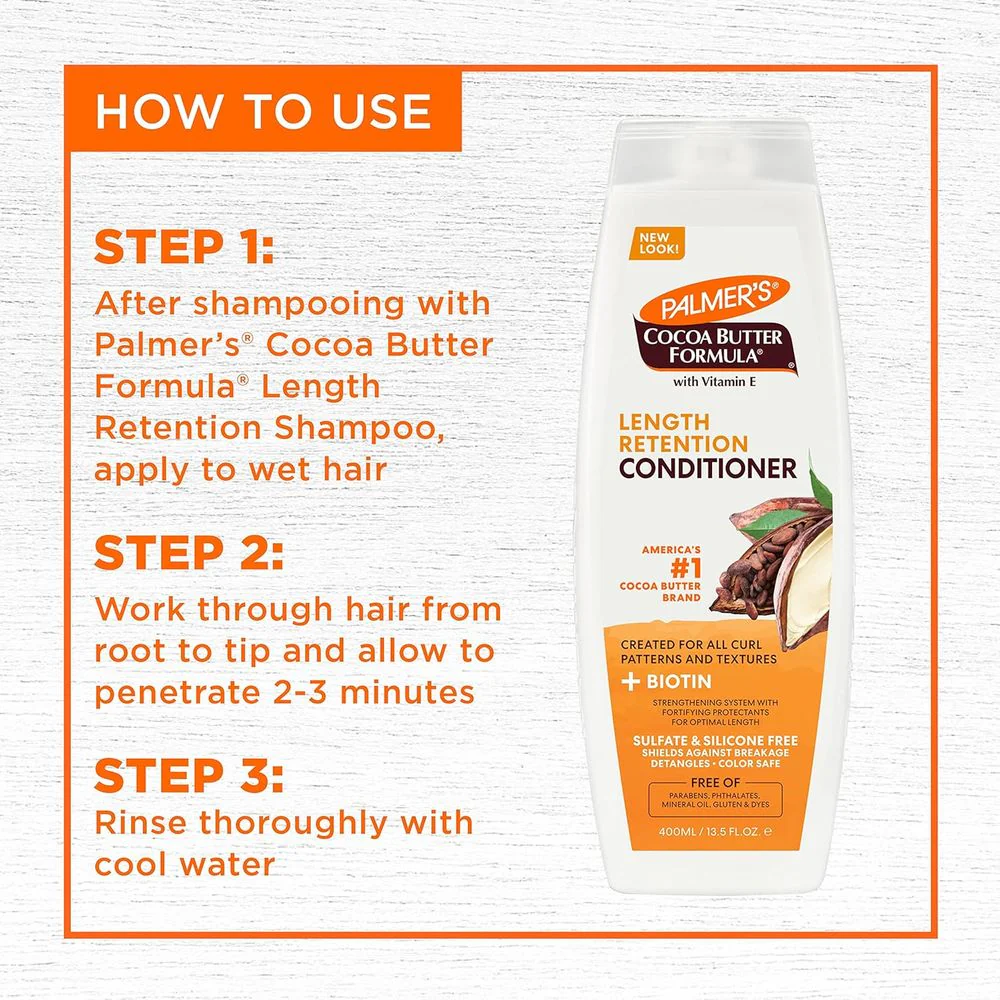Palmer’s Cocoa Butter Formula Conditioner - Length Retention 13.5 oz - Image 5