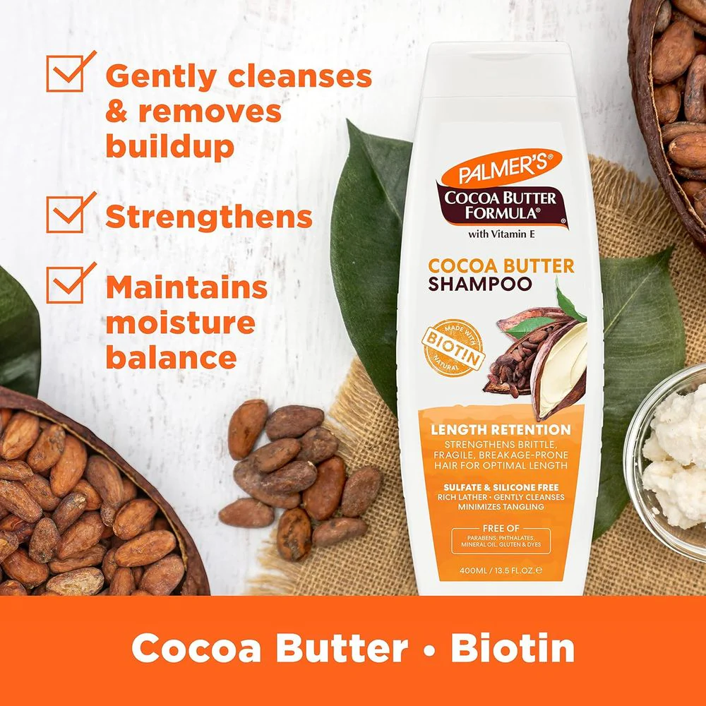 Palmer’s Cocoa Butter Formula Biotin Length Retention Shampoo - 13.5 fl oz - Image 2