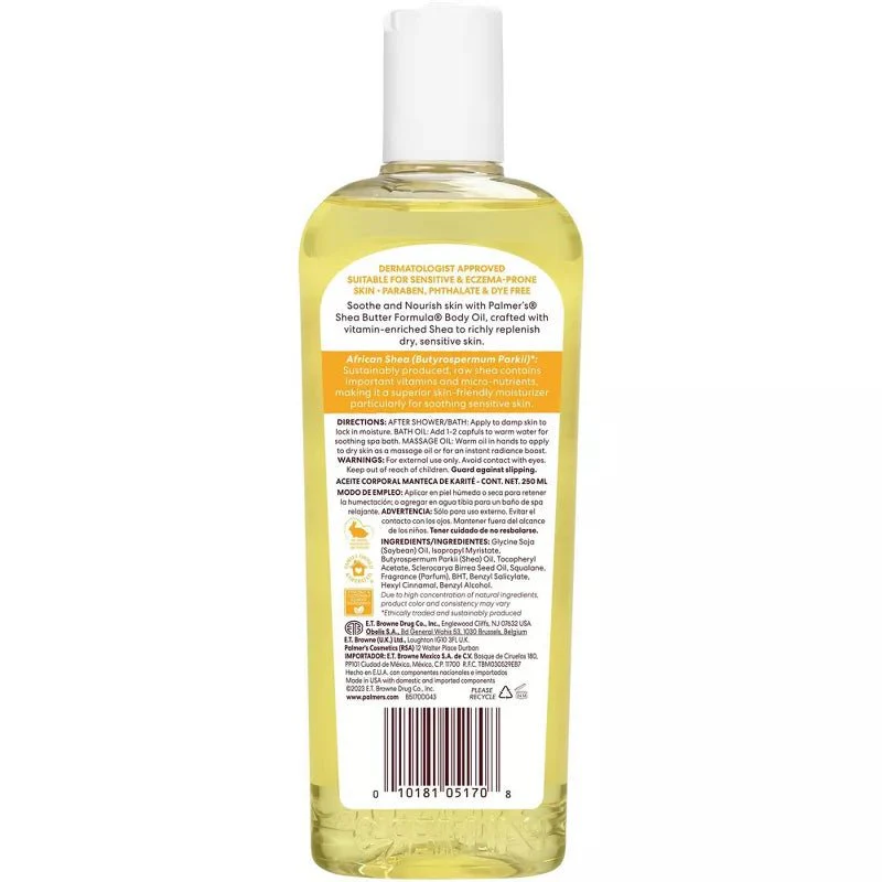 Palmer’s Raw Shea Nourish Body Oil - Image 3