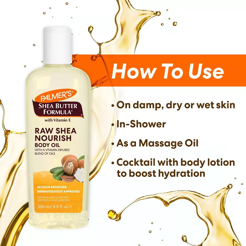 Palmer’s Raw Shea Nourish Body Oil - Image 4