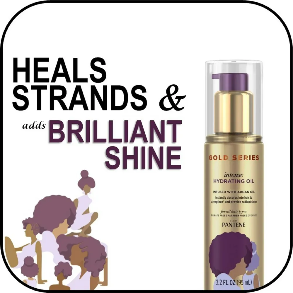 Pantene Gold Series Intense Hydrating Oil β 3.2 fl oz - Image 4