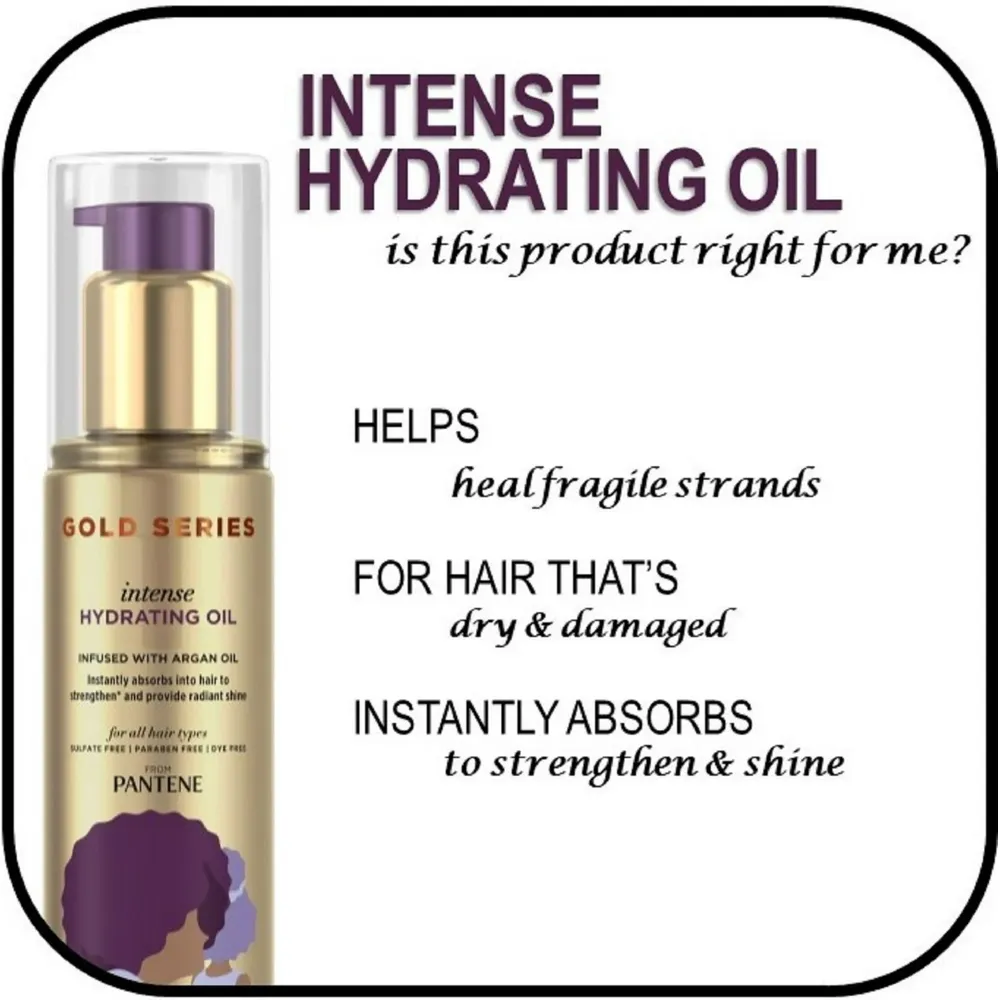 Pantene Gold Series Intense Hydrating Oil β 3.2 fl oz - Image 5