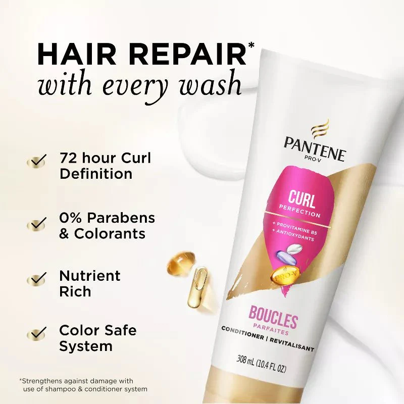 Pantene Pro-V Curl Perfection Conditioner - 10.4 fl oz - Image 5
