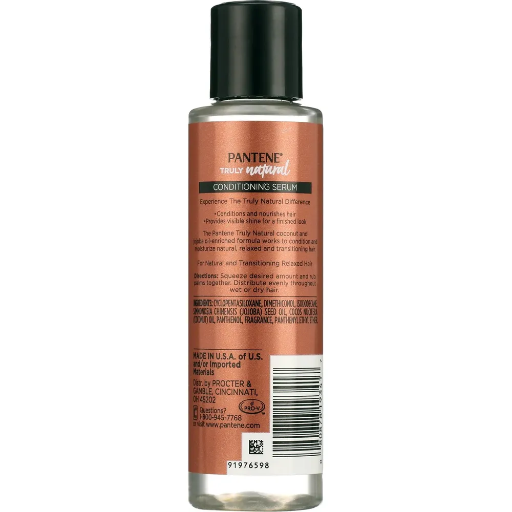 Pantene Truly Natural Conditioning Serum - 3.9 fl oz - Image 2