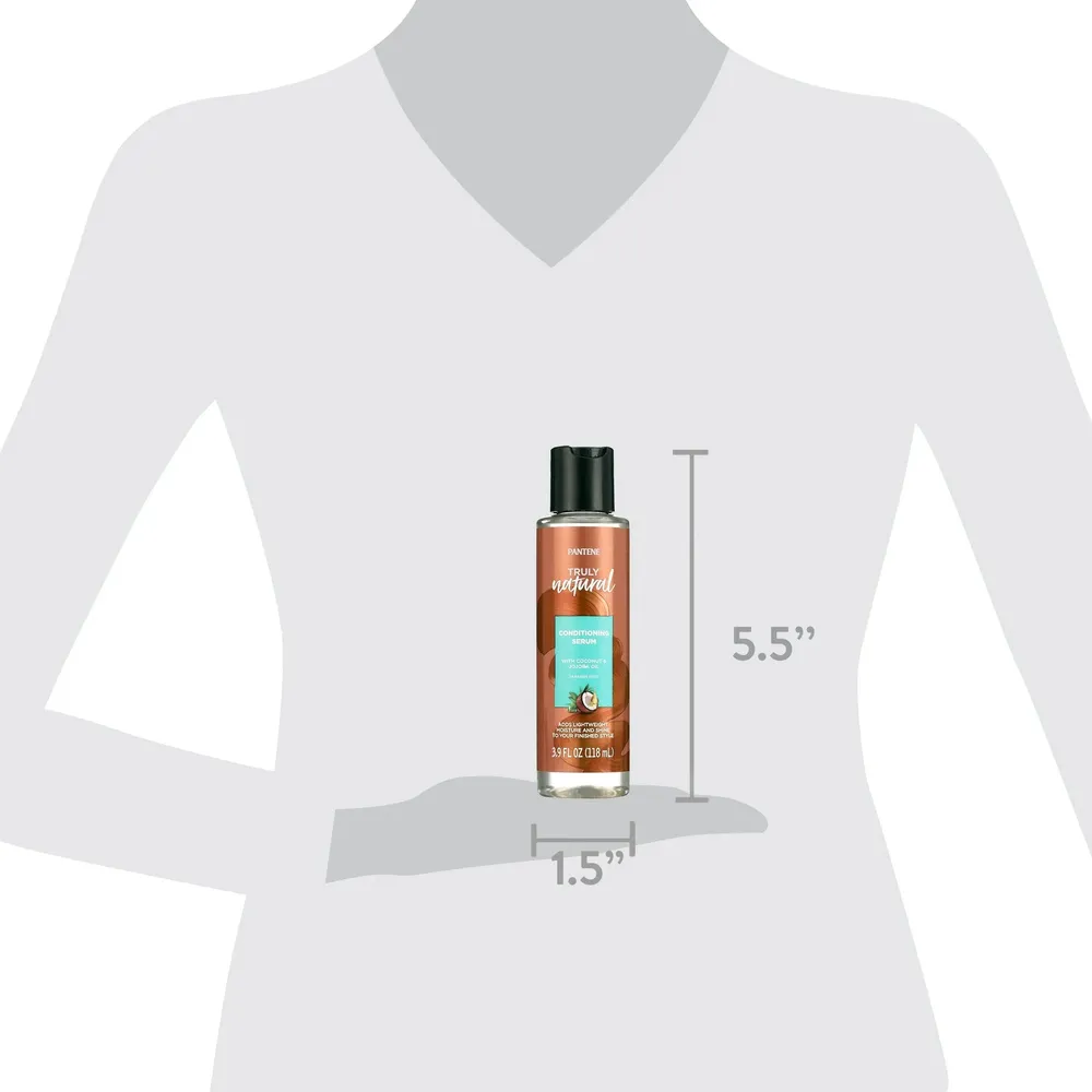 Pantene Truly Natural Conditioning Serum - 3.9 fl oz - Image 3