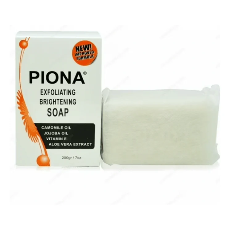 Piona Exfoliating Bar Soap 4 Variants – 200g - Image 3