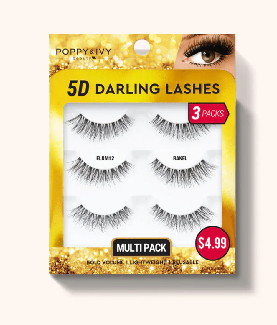 Poppy & Ivy 5D Darling Lashes - 3 Pairs - Image 11