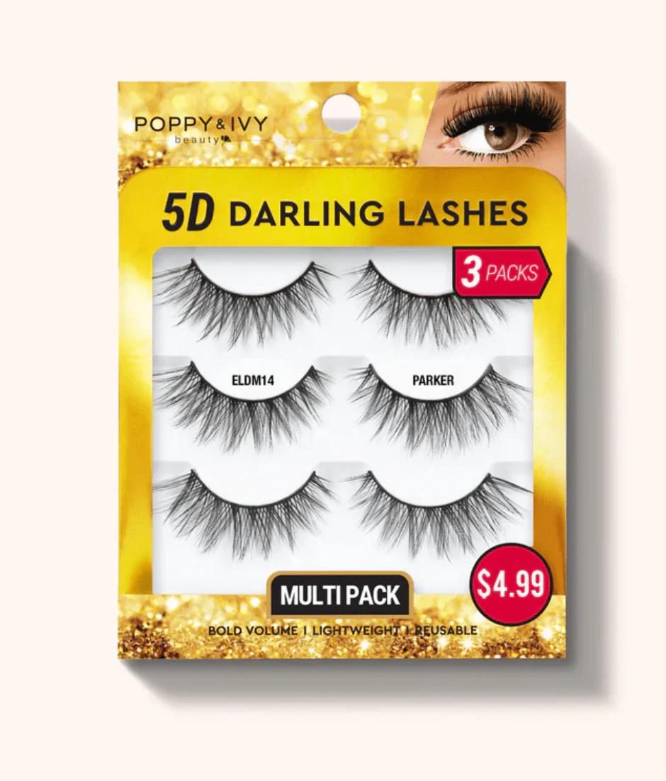 Poppy & Ivy 5D Darling Lashes - 3 Pairs - Image 12